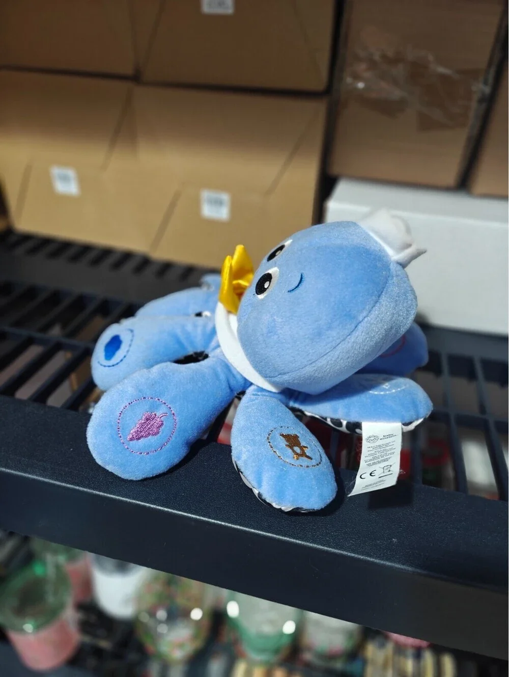 Baby Einstein Octopus plush learning toy musical Opus English French Spanish EUC